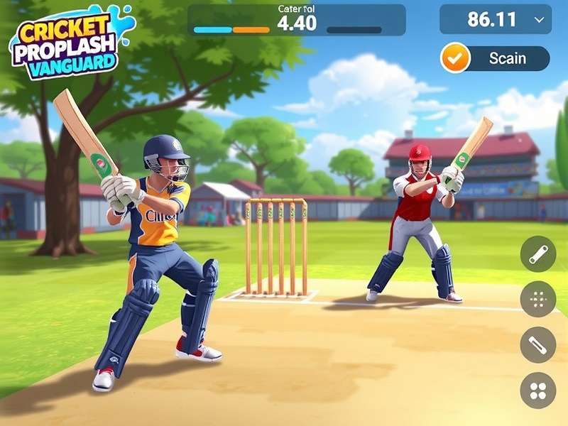 Cricket Pro Splash Vanguard gameplay screenshot